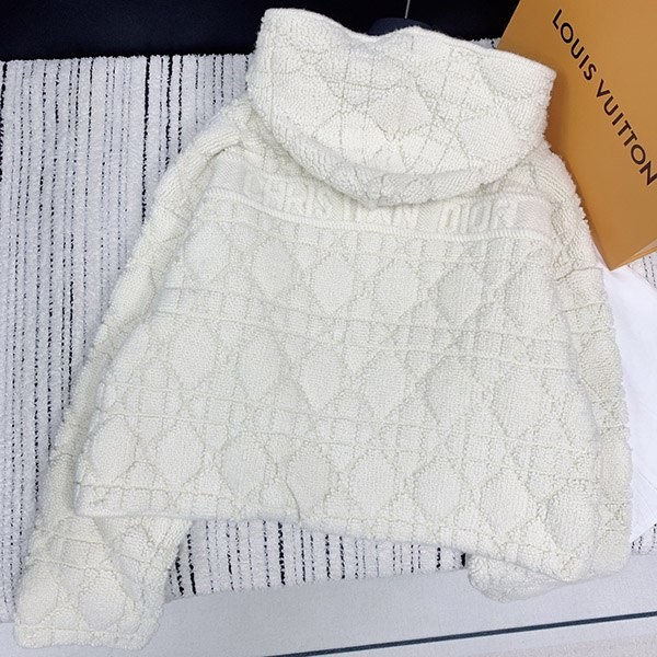 超話題!ディオール ジップカーディガン 偽物 ウール & カシミヤ ブレンド ニット det08590
